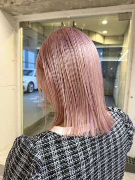 ダブ アオヤマ(DaB AOYAMA) ペールトーンピンクカラーブリーチカラーハイトーンカラー