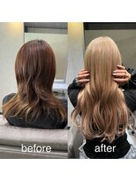 エミス(EMIITH)&nbsp;シールエクステ×ミルクティーベージュ［鈴鹿/ハイトーン/津］