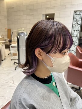 ゼルプレミアムレイクタウン(ZELE) インナーカラー/ラベンダー