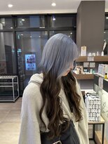 ブレスシイ 大阪梅田(brace SII)&nbsp;roots color  pail blue