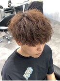 波巻きパーマ