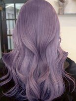 リアン 本厚木(LIAN)&nbsp;透明感寒色カラー　ブリーチダブルカラーラベンダーパープル