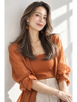 アッシュ 学芸大学店(Ash) ロング/大人女性/ブラウンアッシュ/髪質改善カラー/脱白髪染め