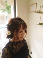 ヘアセットサロンエッジ(Edge)&nbsp;浴衣アレンジ　ツインお団子