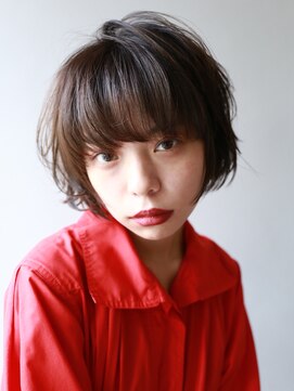 ザビー(THE B) 【本八幡 TheB】大人可愛いセミウェットなショートボブ