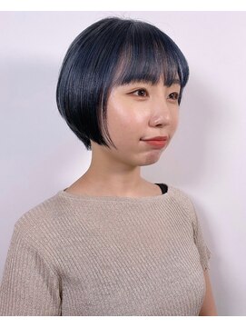 アカ(ACA) 【ACA】イルミナカラーで作るツヤっとネイビー