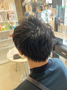 クオリス 上板橋店(QUALIS) モテ髪爽やかレイヤーショート【ツーブロ×束感ショート】