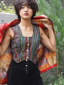 リブロ 三軒茶屋(LIBRO) ファンキー×くせ毛風ショートパーマ