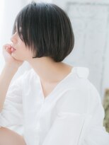 アートサロン センター北(art salon)&nbsp;センター北/髪質改善/グレイアッシュで前下がりミニボブa