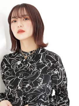 テトテ 天王寺店(tetote) 【tetote 天王寺】外ハネミディアムカシスブラウン#ボブショート