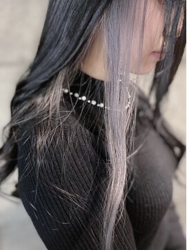クレドガーデン 浦和店(CRED GARDEN) インナーカラー/艶髪ロング/シルバー/ダークグレージュ#浦和