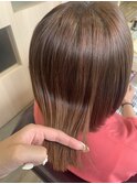 酸性ストレート before→after