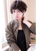 ジェンダーレス無造作ショート