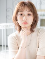 エイトサロン 八潮(8salon)&nbsp;八潮/髪質改善/ミルクティーピンク×大人可愛いボブウルフf