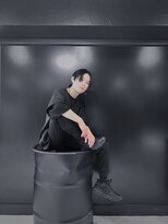 アウル 心斎橋(owl)&nbsp;センターパート×ハンサムショート×ニュアンスマッシュ×黒髪