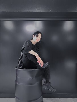 アウル 心斎橋(owl) センターパート×ハンサムショート×ニュアンスマッシュ×黒髪