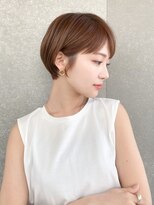 ロンド レグリーズ 立川(Lond leglise)&nbsp;ショート×顔周り×前髪×シルキーベージュ×グレージュカラー