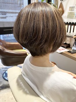 アンユヘアー 与野駅前店(unu.hair)の写真/オシャレ染め感覚でも派手になりすぎない!ワンランク上のグレイカラーでお悩みの白髪も楽しめる♪[与野駅]