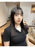 【 raffine 池田 】切りっぱなしストレート【成増美容室】