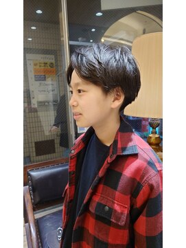 ブロッサム ひばりヶ丘(Blossom) 爽やかメンズ☆無造作ツーブロックマッシュナチュラル黒髪