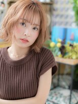 カバーヘア イヴ 戸頭店(COVER HAIR EVE)&nbsp;★ハイトーンカラー小顔切りっぱなしボブウルフ10代20代30代★10