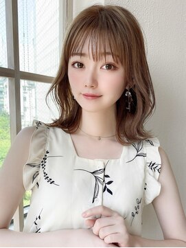 ビュー フクオカ(VIEW FUKUOKA) ミセス大人女子レイヤーカット前髪デザインカラーウェットヘア