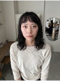 ミディアムパーマ