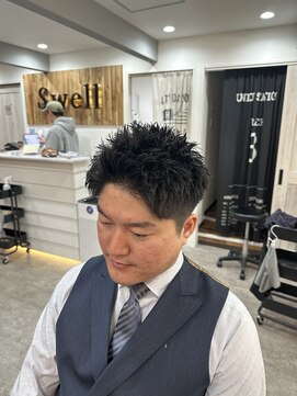 スウェル 船橋店(Swell) #カルマパーマ#ベリーショート#ダークアッシュ#ニュアンスパーマ