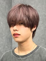 エルマーク 梅田(L-MARK)&nbsp;マッシュカラーブリーチメンズメンズカラーツーブロック