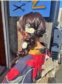 【ヘアセット】 着付け×フラワー 茅ヶ崎ヘアセット