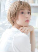 シースルーバングハイトーンカラーマッシュウルフh3越谷20代30代