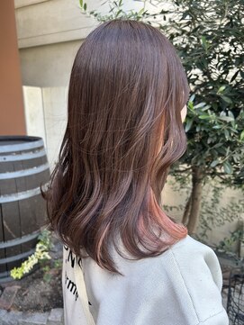 ココカラヘアー プラス(cococara‐hair plus) インナーカラー/ピンク/暖色系/透明感カラー