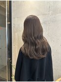 ブリーチなしグレージュ×韓国ヘア