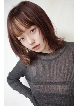 アール 北千住店(ar) ミニウルフ× インナーカラー[北千住]