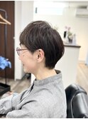 ７０代女性　ツーブロックショート
