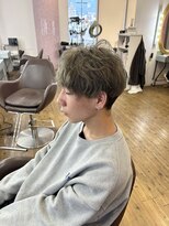 コワファースト 別府&nbsp;10代20代　チャコールグレー×マッシュショート　別府/大分