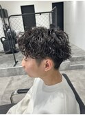 強めスパイラルパーマ