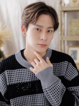 カバーヘア ブリス 川口(COVER HAIR bliss) アップバングくせ毛風モテ髪メンズコンマヘアa川口20代30代40代