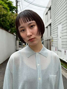 ワク(WAKU) ショートカット/顔まわりカット/ぱつっとバング