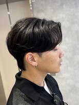 曲がる縮毛矯正専門店 バイ レイズ 名駅(曲がる縮毛矯正専門店 by RAYS) 襟足ありセンターパート ニュアンスパーマ K