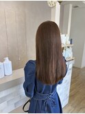 夏艶感ブラウンカラー/ワンカラー/イルミナカラー/20代/知立