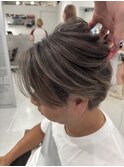 メンズハイライトバレイヤージュメッシュ