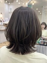 コンティロミー(CONTI ROMMY.) 上品ミディアムレイヤーカットくびれウルフ髪質改善クラゲヘアー