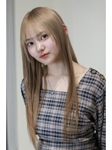 ステラ ヘア デザイン サロン(STELLA hair design salon)&nbsp;顔周りレイヤー×ミルクティーベージュ A