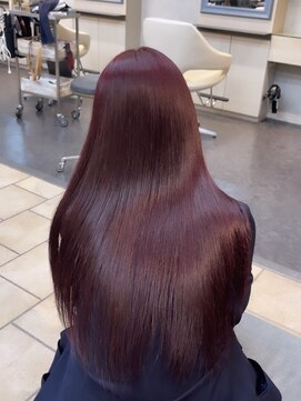 ジュイル ハラジュク(JEWIL HARAJUKU) 10代20代30代ブリーチなしボルドーカラー