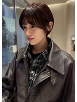 マイル 渋谷(mile)&nbsp;コンパクトショート / ラベンダーブラウン