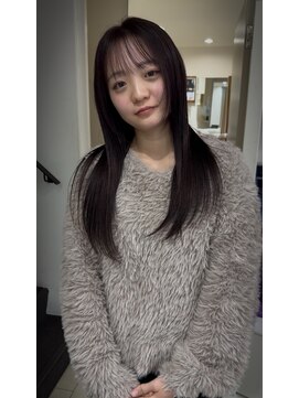 ヘアーメイク グレース 本店(HAIR MAKE GRACE) 冬のこっくり深みカシスブラウン