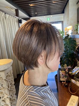 アンツ サザンリゾート 茅ヶ崎店(ANT'S Southern Resort) 30代40代50代 似合わせカット ショートスタイル 耳掛け