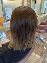 グランミリ(Grand mm)&nbsp;縮毛矯正対応切りっぱなしグラデボブ