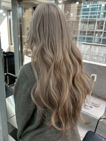 エクーエルム 心斎橋(ECOO yelm)&nbsp;ブリーチ/透明感カラー/ミルクティーベージュ